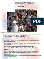 Political Science: An Introduction Politics and Political Science