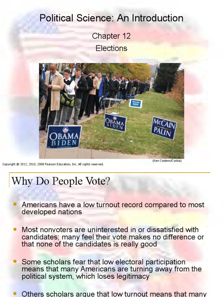Political Science: An Introduction: Elections | PDF | Voter Turnout ...