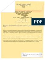 Camara de Comercio de Pasto: Fecha de Certificación: Thu Apr 8 17:34:52 COT 2021