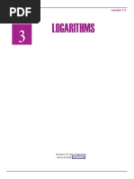 Logarithms: Animation 3.1:laws of Logarithms Source & Credit: Elearn - Punjab