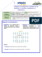 Determinamos variables cuantitativas y cualitativas en estudios estadísticos