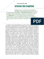 As Formas de Capital. Pierre Bourdieu 1986.