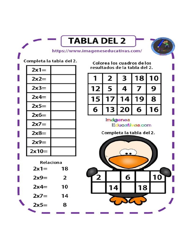 Tabla Del 2 y 3 | PDF