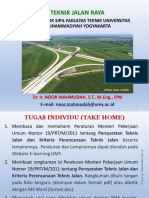 TUGAS INDIVIDU TEKNIK JALAN RAYA PERTEMUAN-7 - Dr. Noor Mahmudah - 18032020