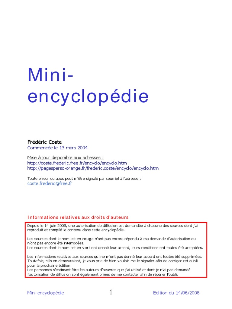 Mini Encyclopedie | Pdf | Acide Glutamique | Composés Chimiques