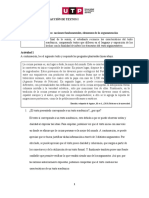 El Texto Academico Nociones Fundamentales, Elementos de La Argumentacion