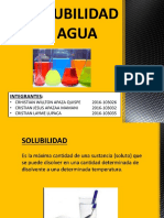 La Solubilidad Del Agua