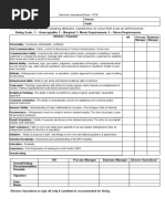 Interview Assessment Form