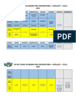 Horario Prepolicial