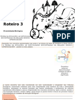 Roteiro 3 - Neodarwinismo e Ensino de Evolução