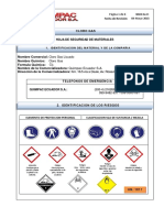 Cloro Gas MSDS Quimpac