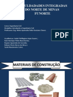 Trabalho - Materiais de Construção