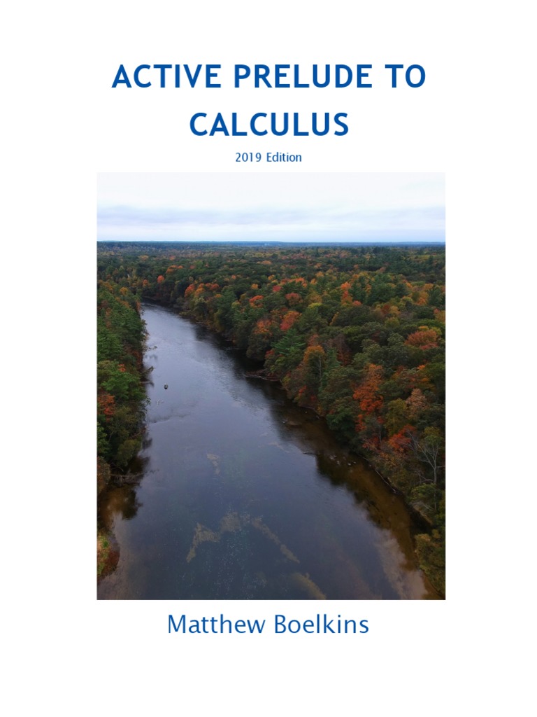 active prelude to calculus
