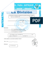 Ficha Que Es La Division Para Cuarto de Primaria