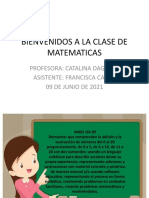 Bienvenidos a La Clase de Matematicas