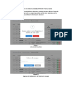 Ingreso y Consulta de Codigo Unico de Informe de Ensayo