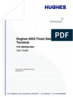 Hughes 9502 Fixed Satellite Terminal PN 3500509-0001 User Guide