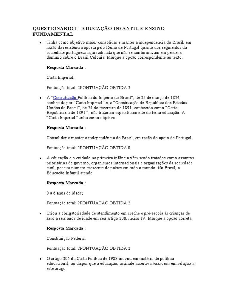 Questionário Avançado-História e Política: perguntas e respostas