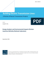 Building Electric Transmission Lines - A Review of Recent Transmission Projects