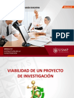 Resumen 1 - Viabilidad de Un Proyecto de Investigación