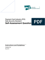 Self-Assessment Questionnaire: Payment Card Industry (PCI) Data Security Standard