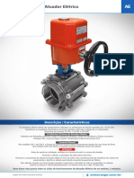 Atuador Elétrico AE: descrição e especificações técnicas
