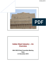 Indian Steel Industry - An: 69th OECD Steel Committee Meeting Paris 2-3 December 2010