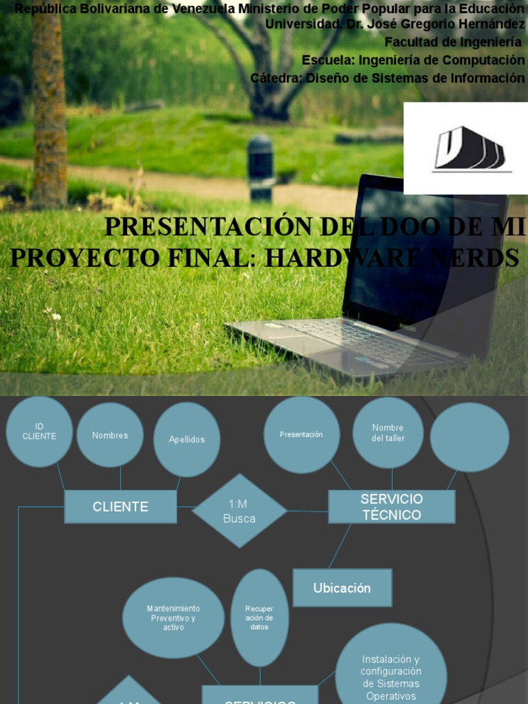 Presentación Del Doo de Mi Proyecto Final | PDF