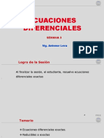 Ecuaciones Diferenciales: Semana 3