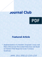 Lowering Troponin Cutoff Improves Outcomes in ACS Patients