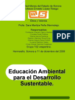 Educacion Ambiental para El Desarrollo Sustentable