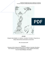 I Simpósio Interdisciplinar em Ambiente e Sociedade: Desafios Relação Homem/Natureza no Século XXI