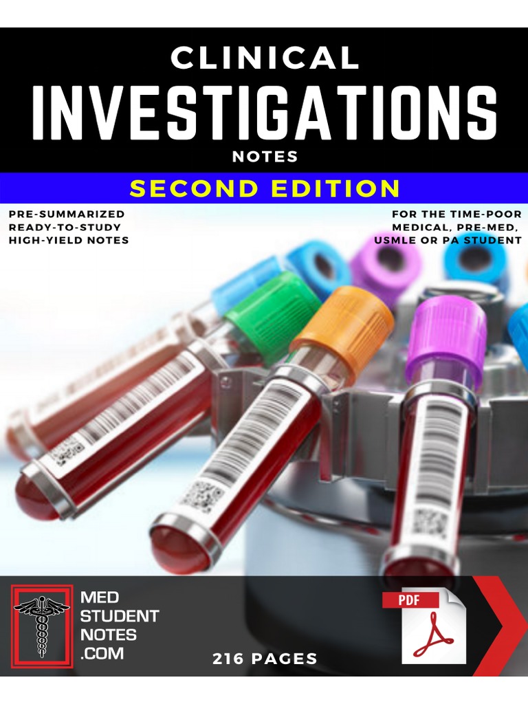 17SAMPLE - Clinical Investigations Notes | PDF | Diseases And Disorders ...