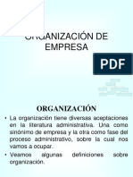 Organización de Empresa