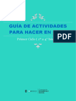 Guía de Actividad Física para Hacer en Casa Primer Ciclo