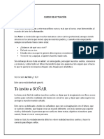 Curso de Actuación