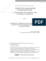 Enfoque de Capacidades y Sostenibilidad Aportacion