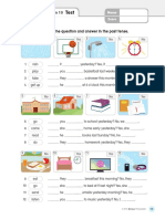 Lesson 10: Look and Complete The Question and Answer in The Past Tense