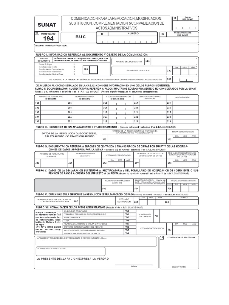 Form 194 Pdf Mercado Economía Impuestos