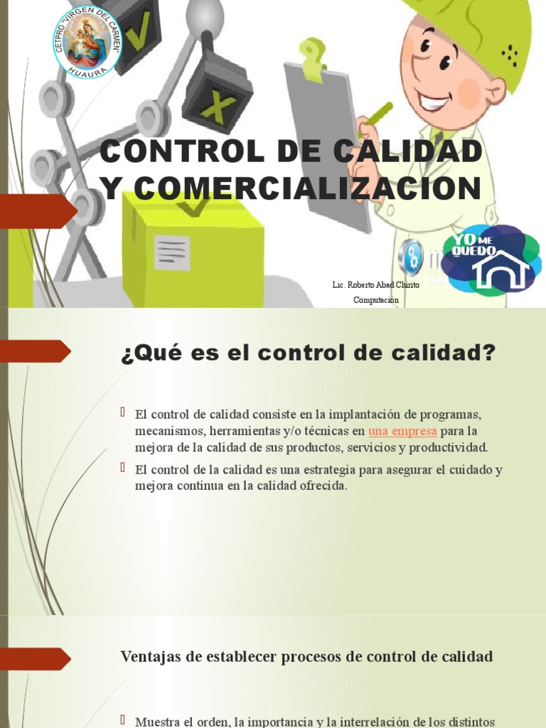 Control de Calidad y Comercializacion | PDF | Calidad (comercial ...