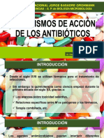 Mecanismo de Acción de Los Antibióticos