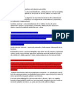 Funciones Esenciales Del Ministerio de La Administración Publica