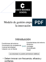 Modelo de Gestión Empresarial de La Innovación