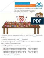 Contar decenas y unidades en matemática de primer grado