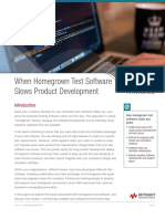 When Homegrown Test Software Slows Product Development: White Paper