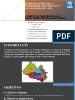 Desarrollo Urbanistico, Planificacion Vial y Ubicación Del Terminal Terrestre Del Cantón Cuenca