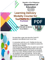 Learning Delivery Modalty Course For Teachers (LDM2) : Department of Education
