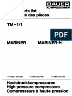 Mariner Parts List DWG 1985