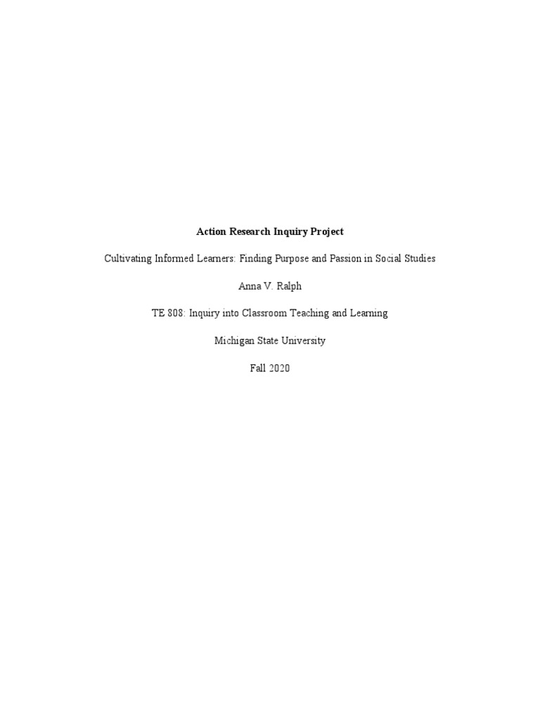 Enhancing Social Studies Engagement | PDF | Inquiry Based Learning ...