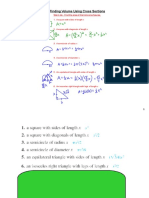 7.2 Volume With Known Cross Sections